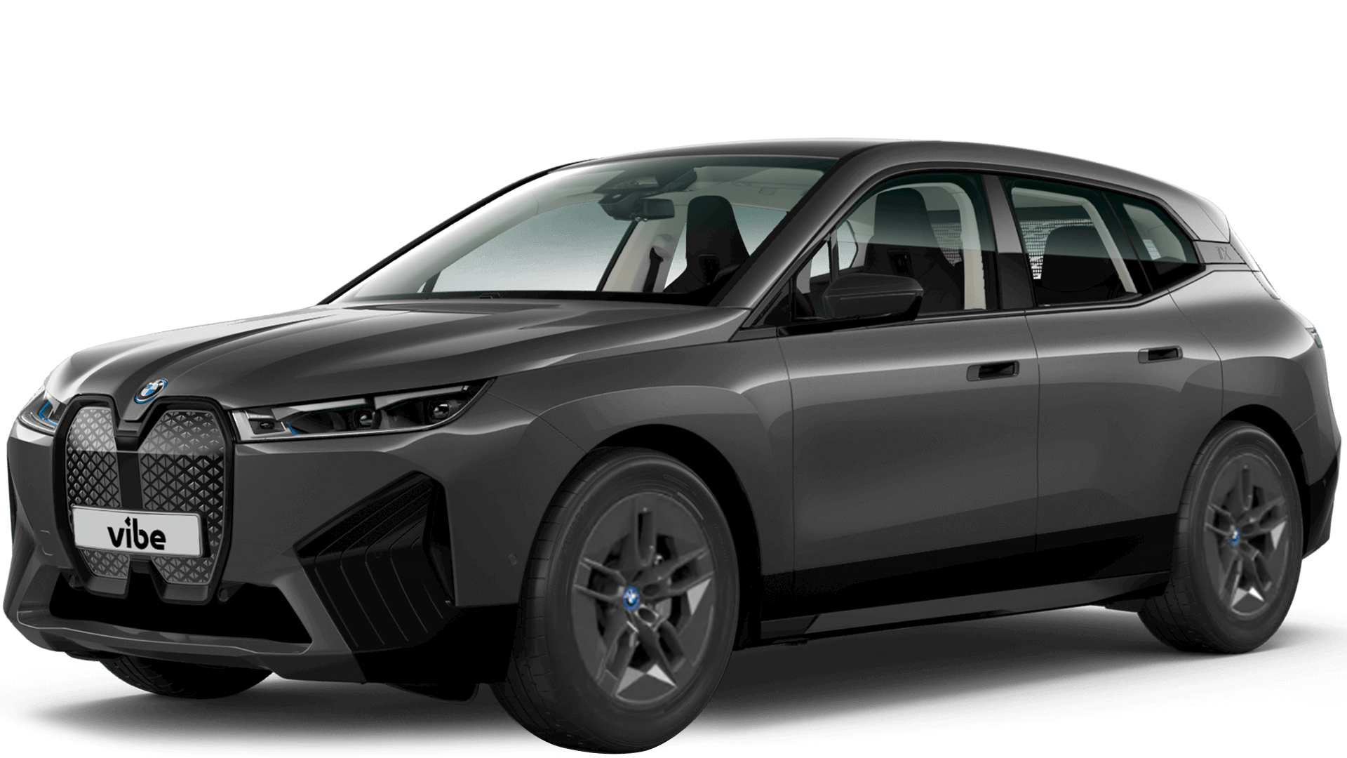 BMW iX xDrive40 sub 80 in grau bei vibe