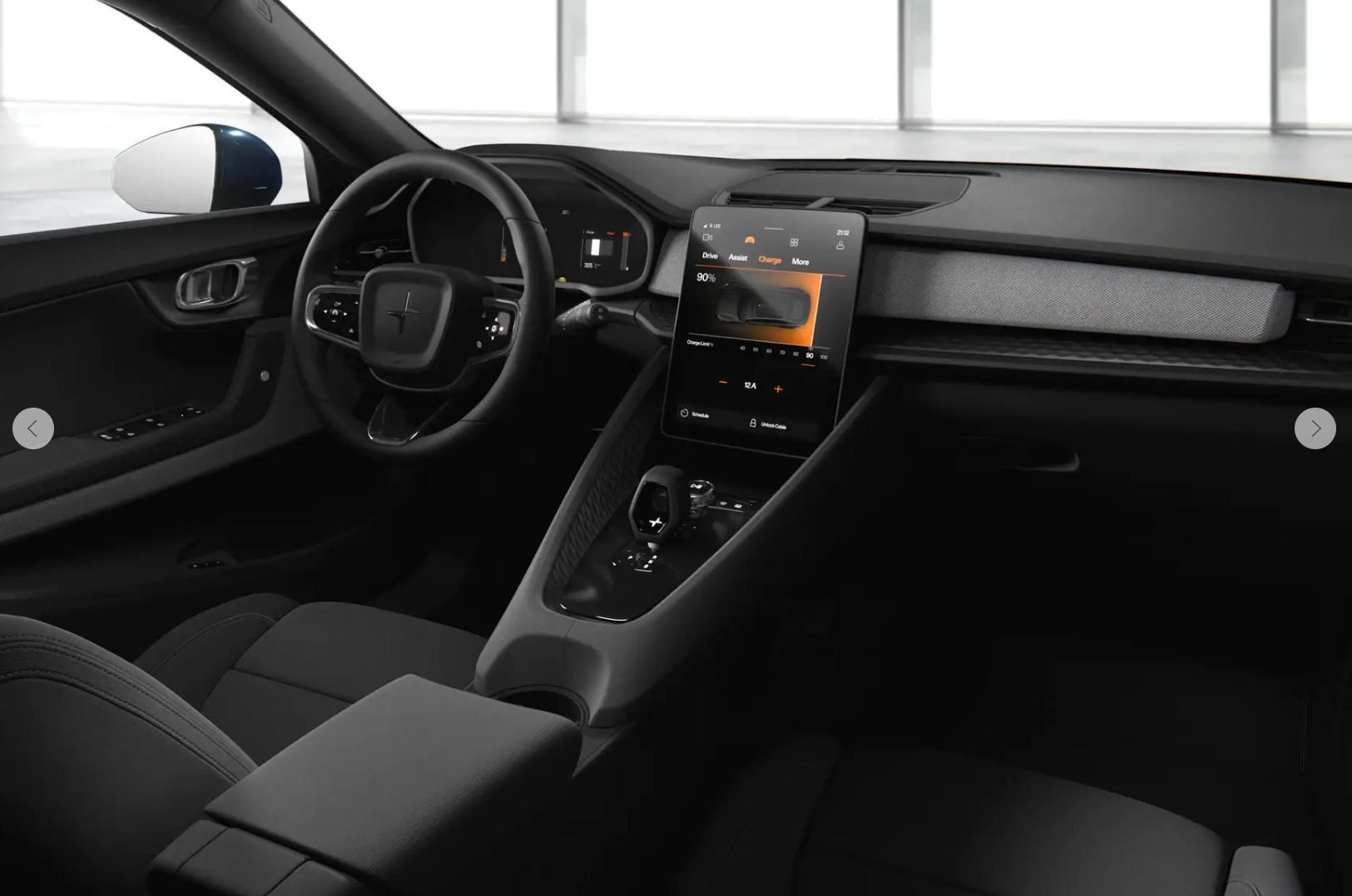 Polestar 2 Long Range + AHK Innenraum von vibe